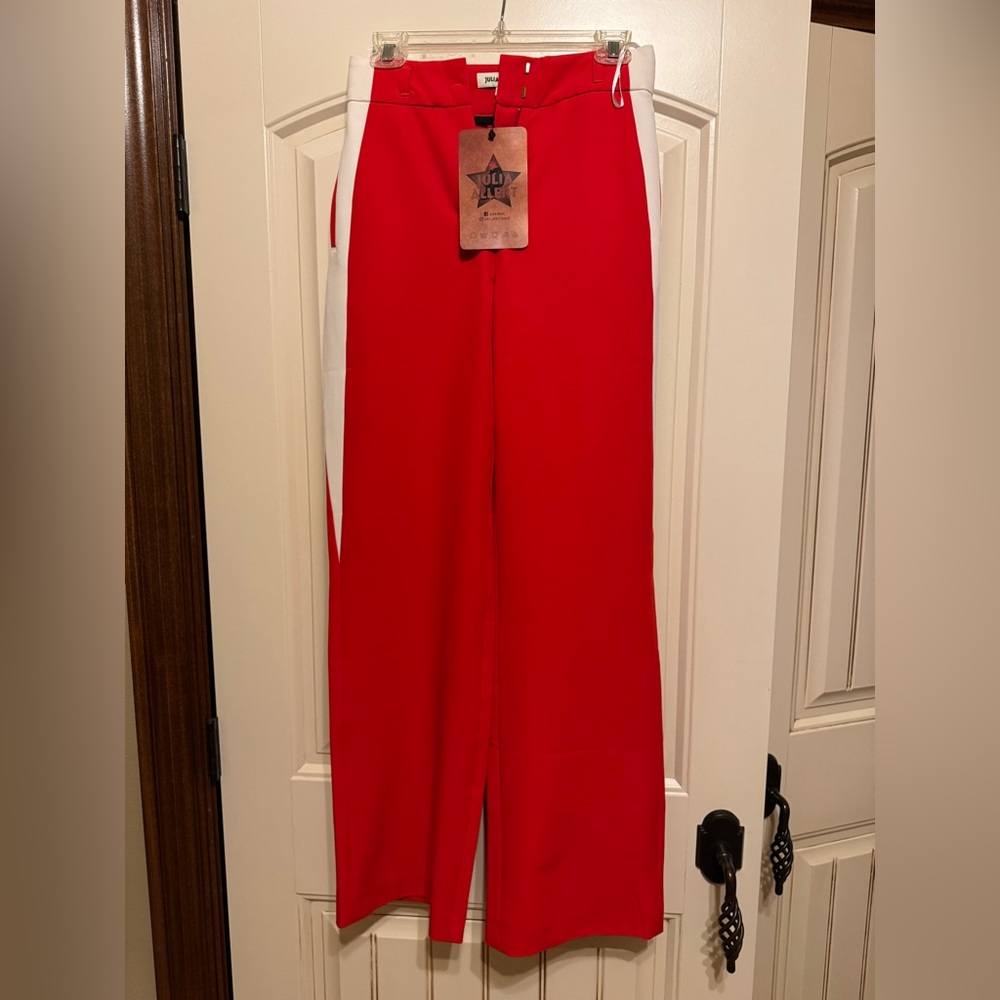 Red Julia Allert Trousers NWT